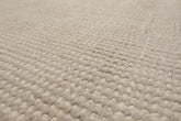Hand Tufted Beige New Zealand Wool Textured Rug in Multi Sizes by LoomBloom